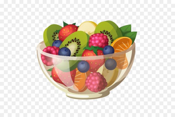 Тарелка с фруктами вектор