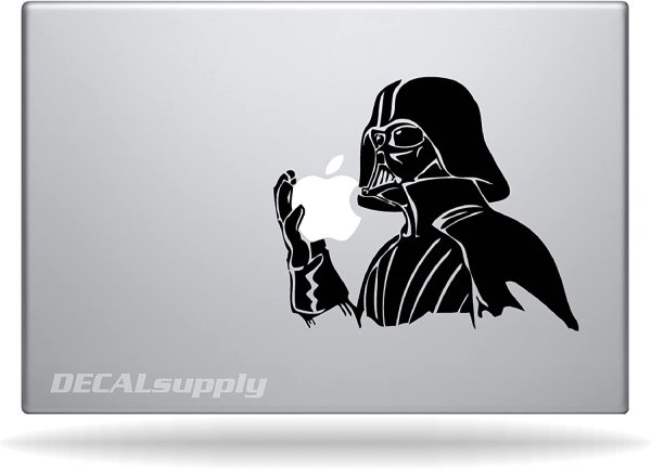 Наклейка на макбук Дарт Вейдер