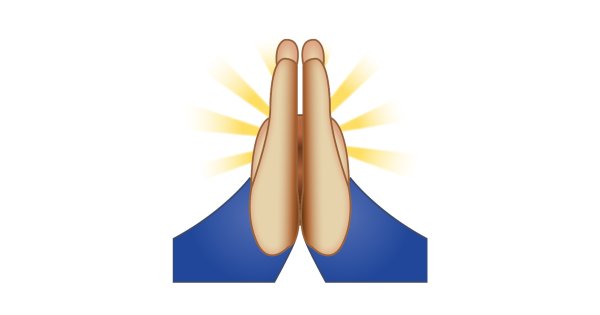 Молящий смайлик