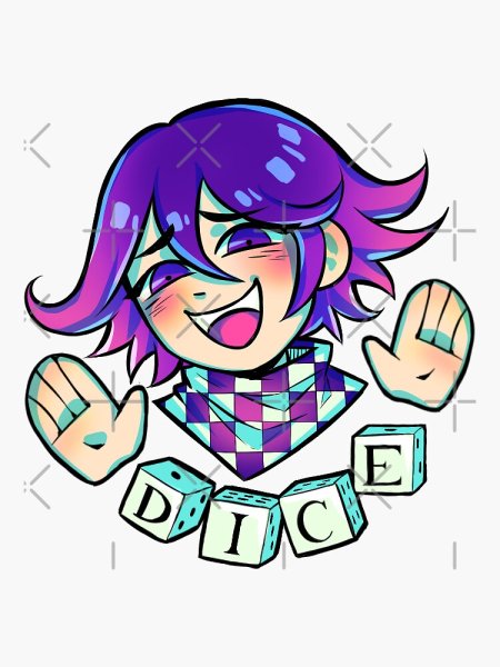 Наклейки Данганронпа Кокичи