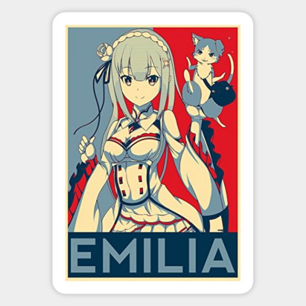 Наклейки Ре Зеро