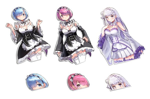 Ре Зеро Стикеры