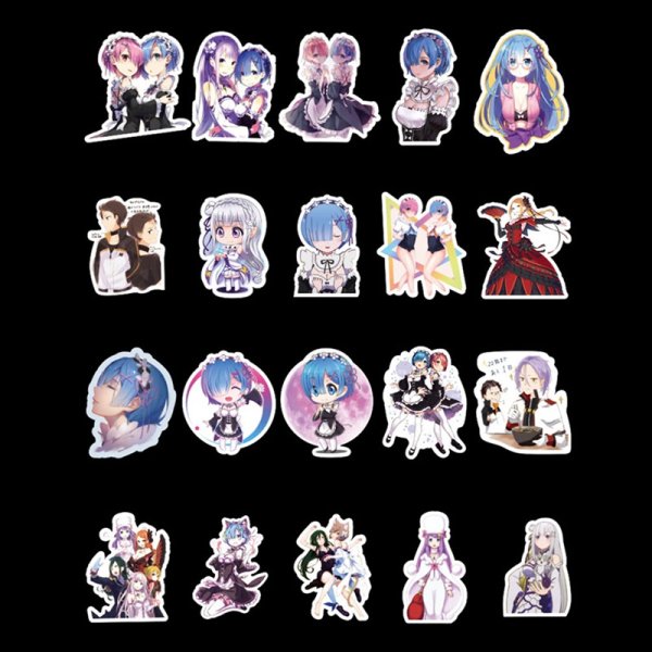 Наклейки Ре Зеро