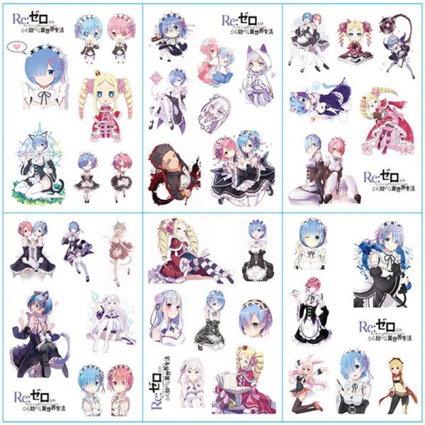 Наклейки Ре Зеро