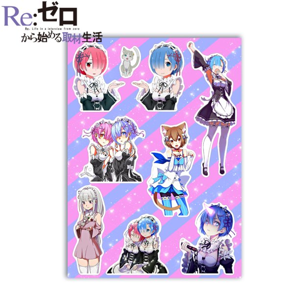 Наклейки Ре Зеро