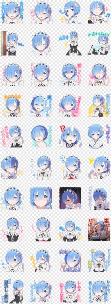 Наклейки Ре Зеро