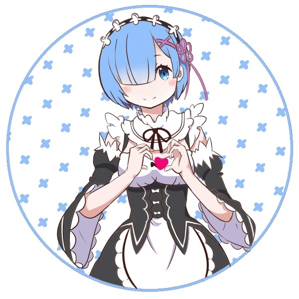 Наклейки аниме Ре Зеро