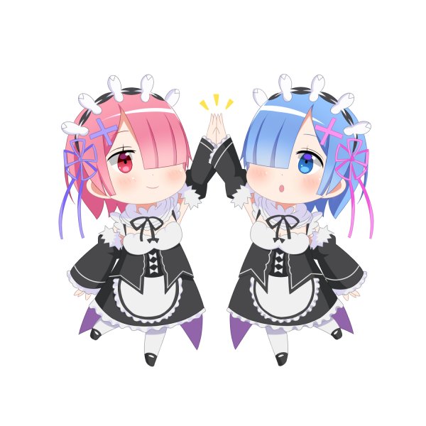 Рем Ре Зеро Стикеры