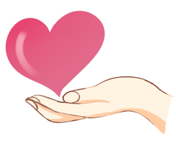 Сердце в руках рисунок