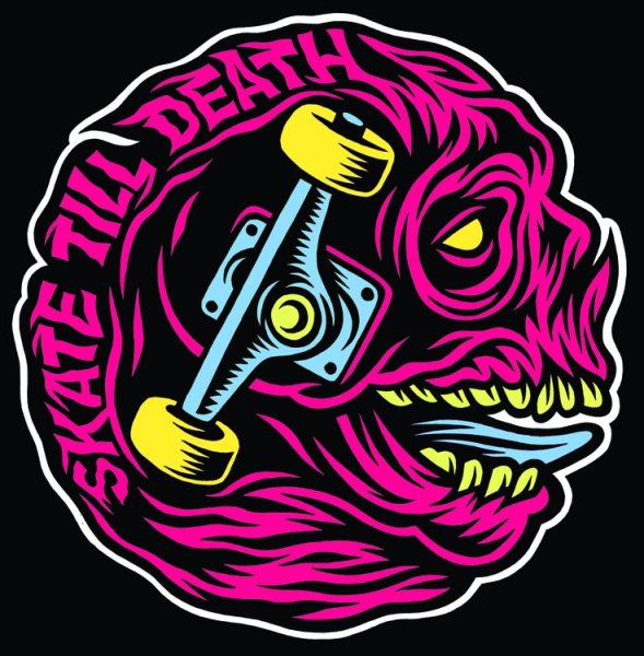 Стикеры скейтерские