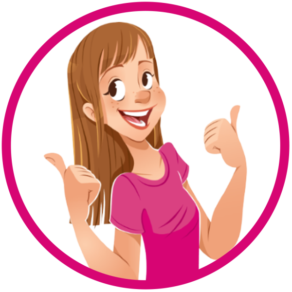 Улыбающийся человек мультяшный