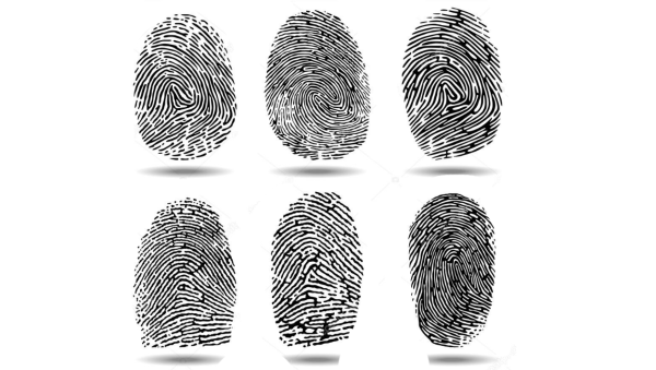 Стикер Отпечатки пальцев