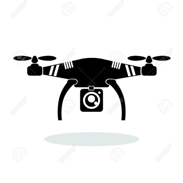 Квадрокоптер трафарет