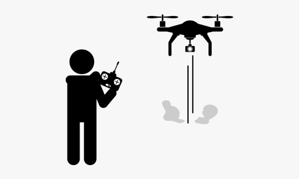 Беспилотник дрон значок