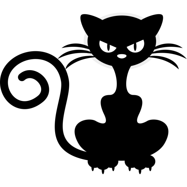 Трафарет кошки