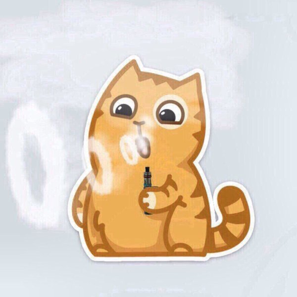 Персик стикер ВК без фона