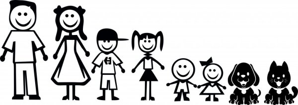 Семья мультяшные