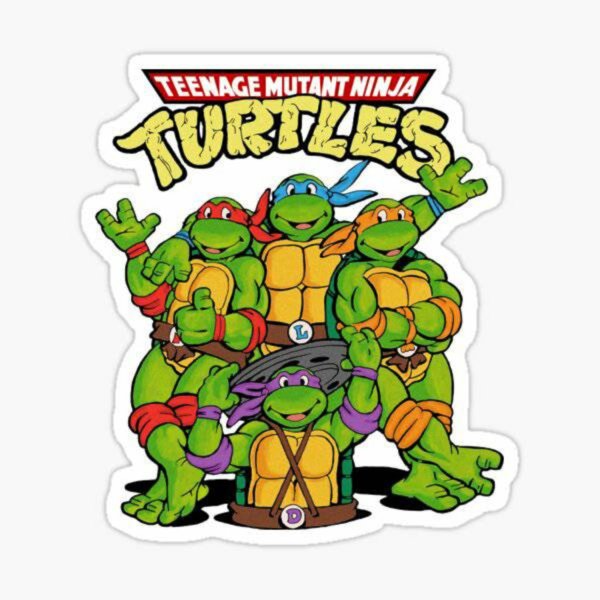 Наклейки Черепашки ниндзя