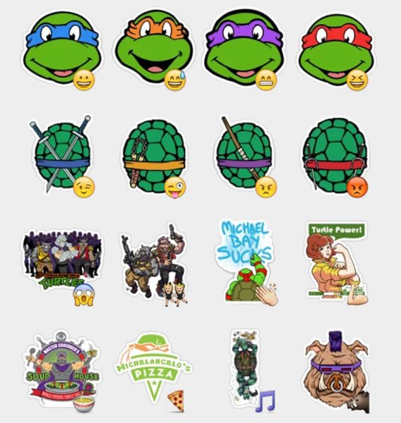 Наклейка черепашка