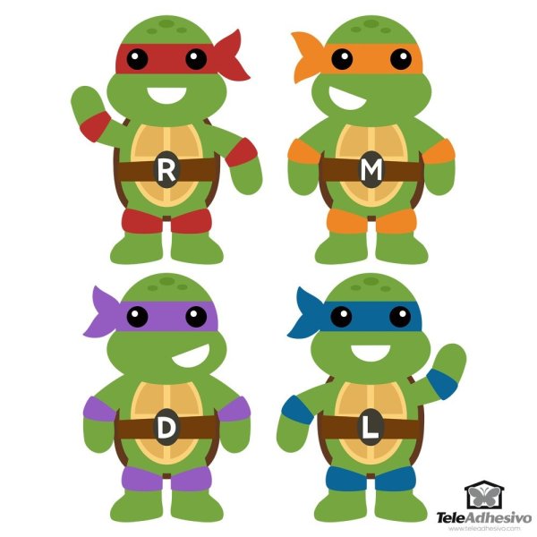 Стикеры Черепашки ниндзя