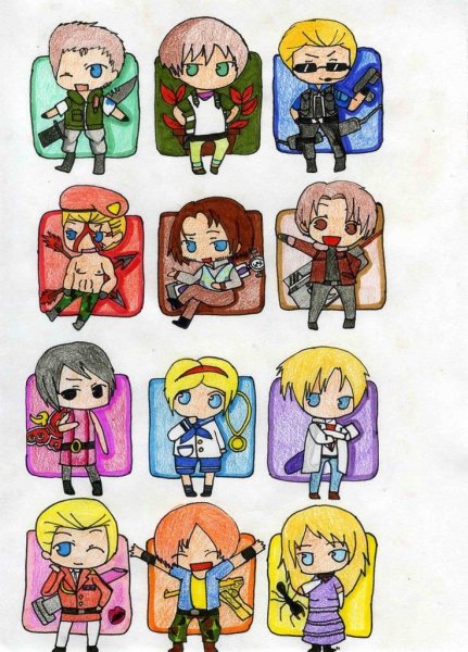 Стикеры Resident Evil