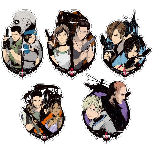 Стикеры резидент ивел 8