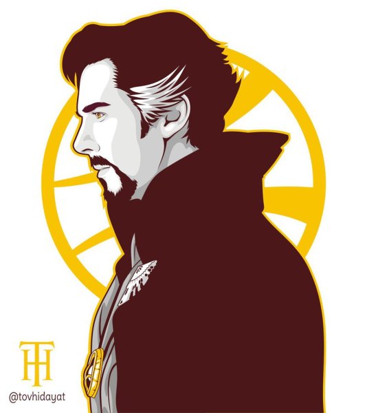 Доктор Стрендж тёмный силуэт