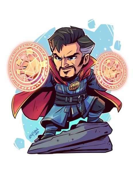 Chibi Derek Laufman Марвел