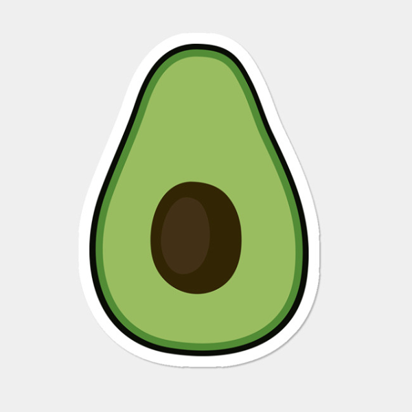 Наклейки "авокадо"