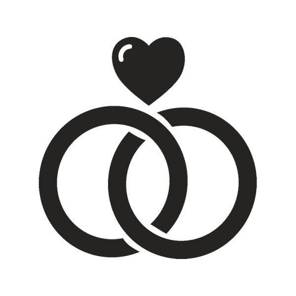 Обручальные кольца рисунок