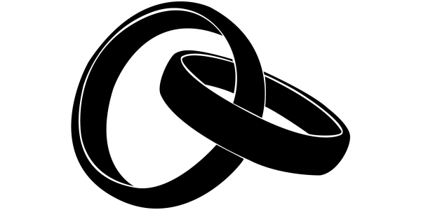 Векторные обручальные кольца