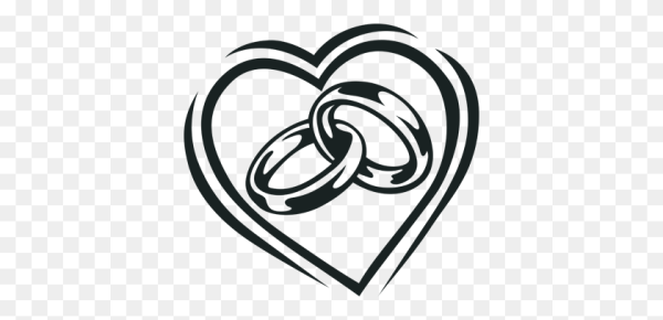 Обручальные кольца трафарет