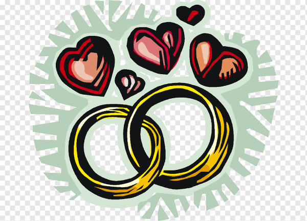 Свадебные кольца рисунок