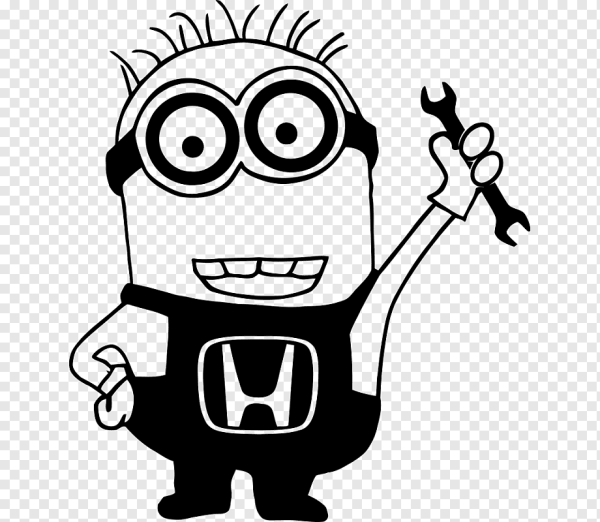 Наклейки на авто Миньоны