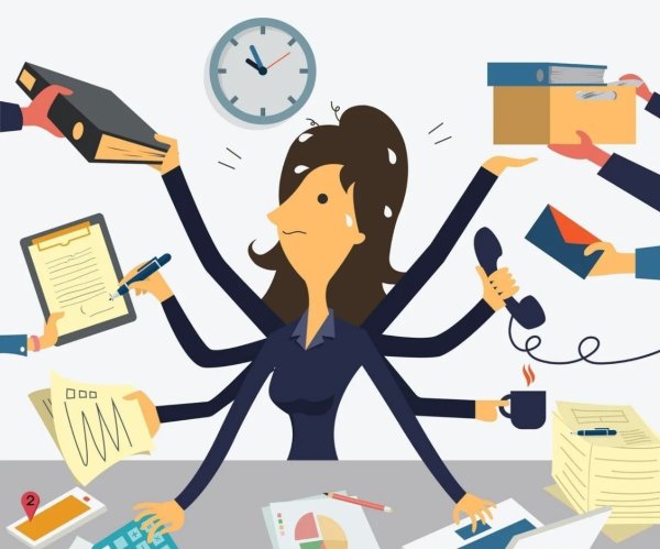 Офисные работники для презентации