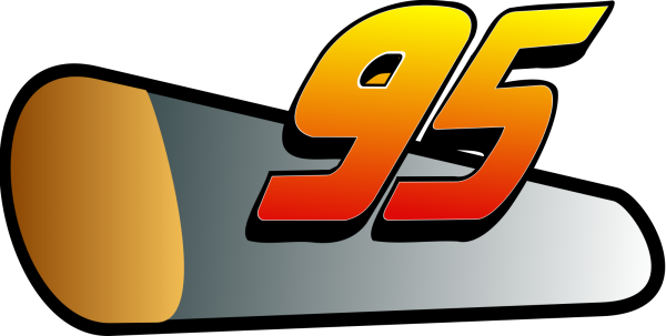 Lightning MCQUEEN 95 logo