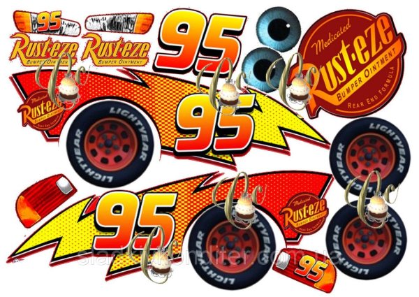 Наклейки Маквин