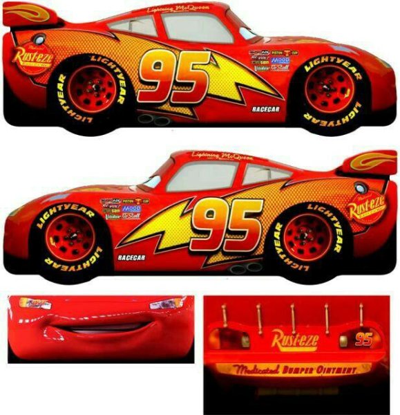 Молния Маккуин сбоку