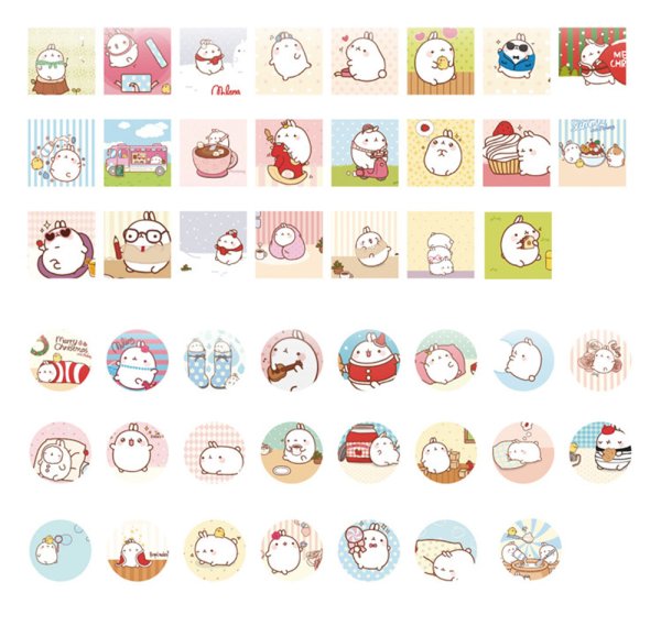 Наклейки на японку