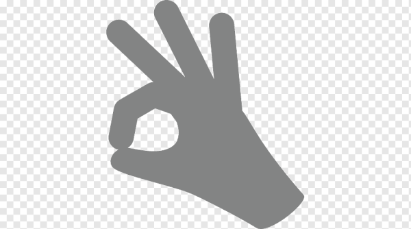 Знак окей пальцами вектор