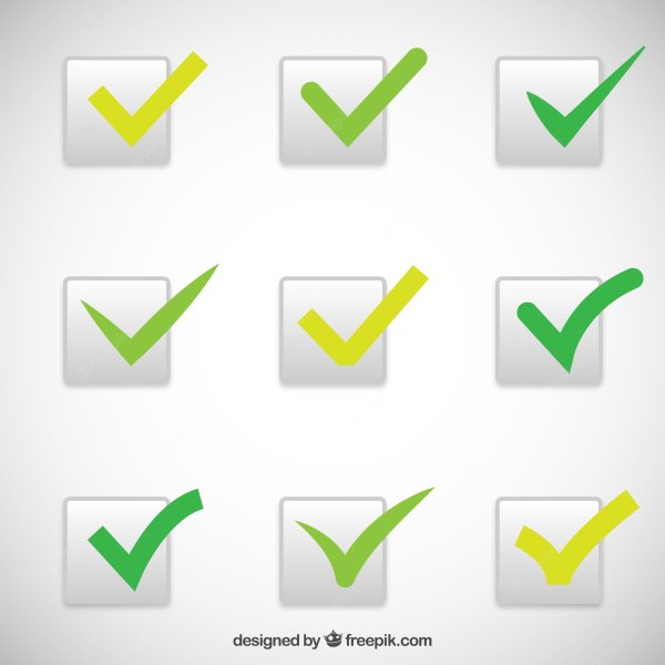 Знак галочка