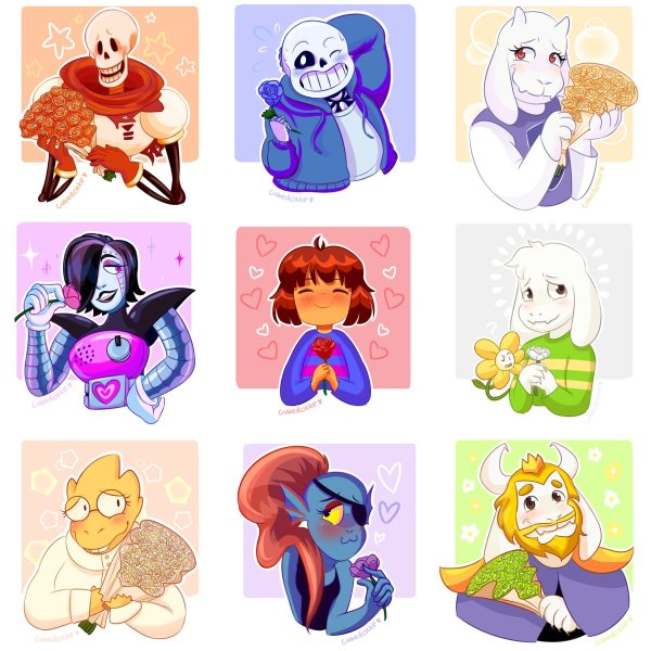 Стикер пак андертейл