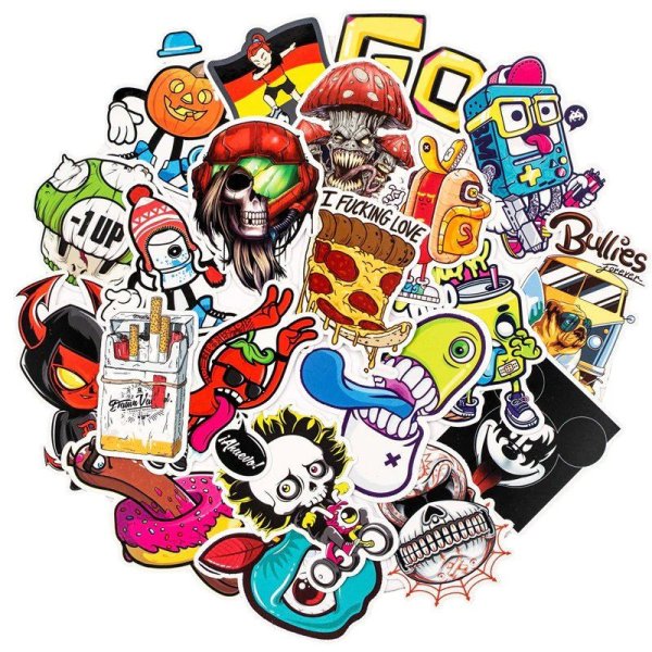 Стикер пак на скейтборд