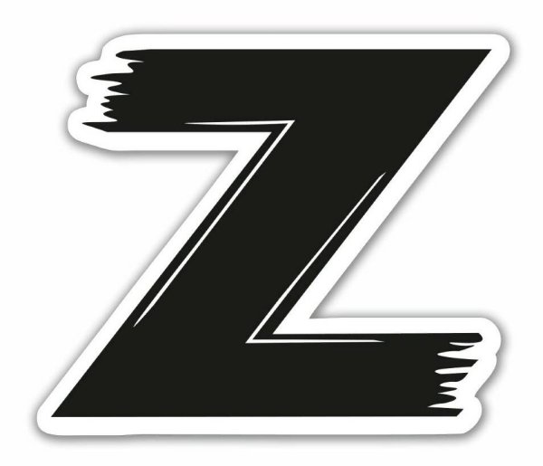 Буква z на авто