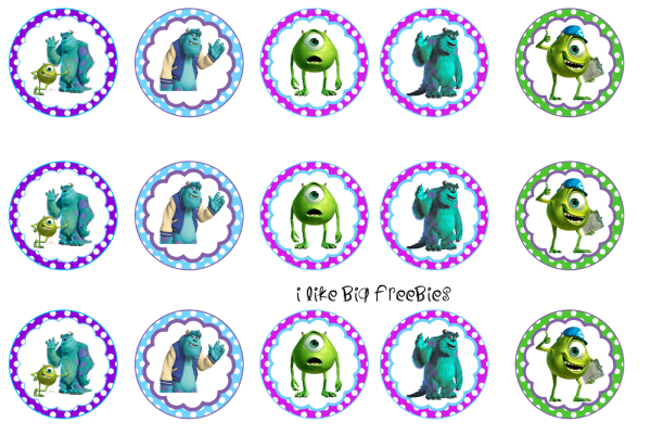 Стикеры наклейки Корпорация монстров