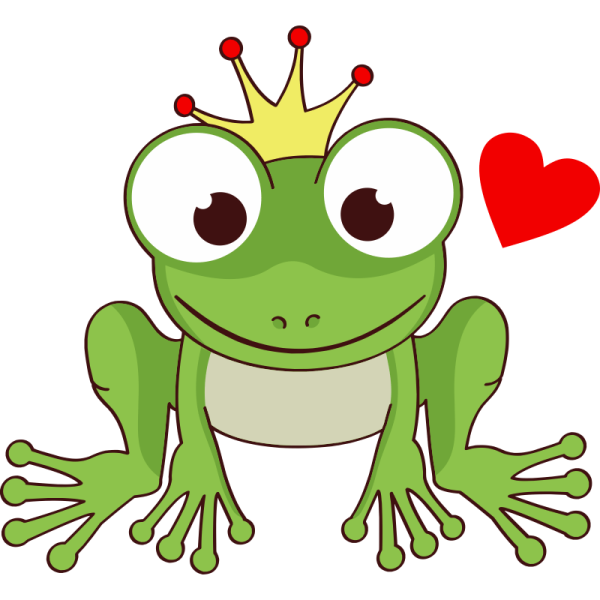 Лягушонок мультяшный