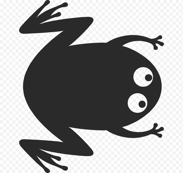 Жаба силуэт