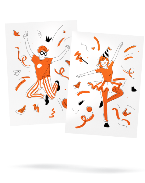 Наклейки Додо пицца