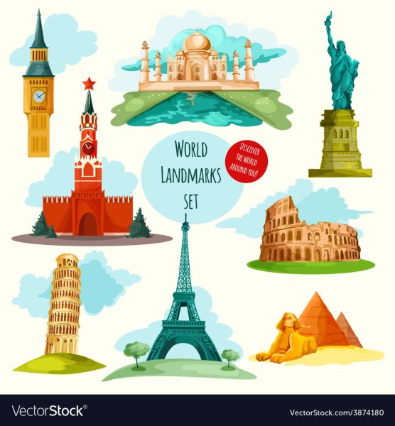 Достопримечательности мира для детей