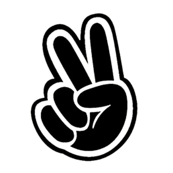 Знак Победы пальцами